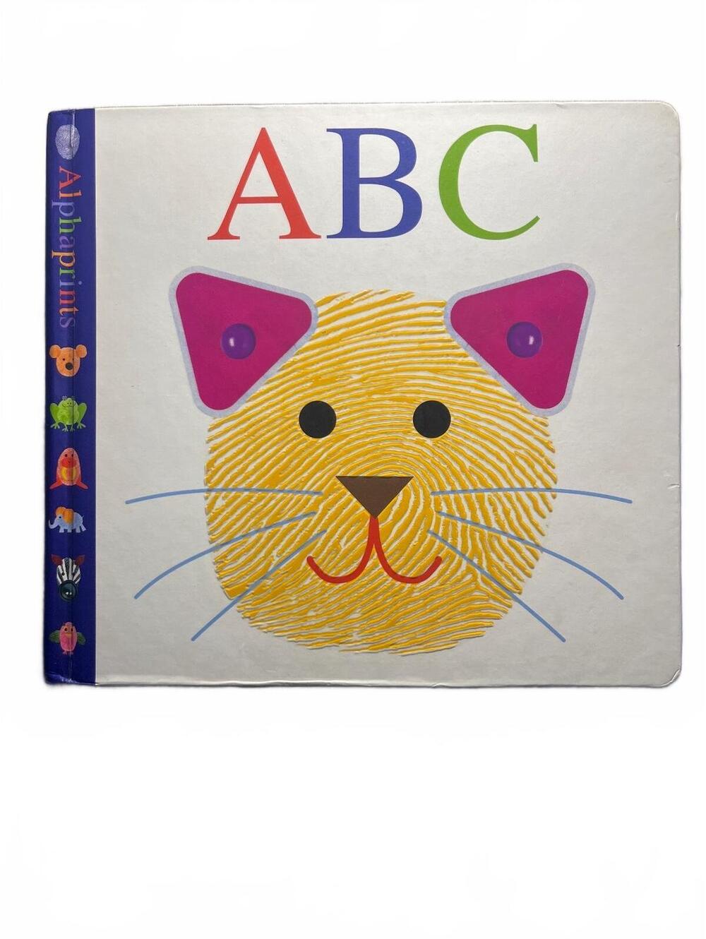 Alphaprints ABC Alphabet Book Textured Pages & Fingerprint Creatures Priddy Book